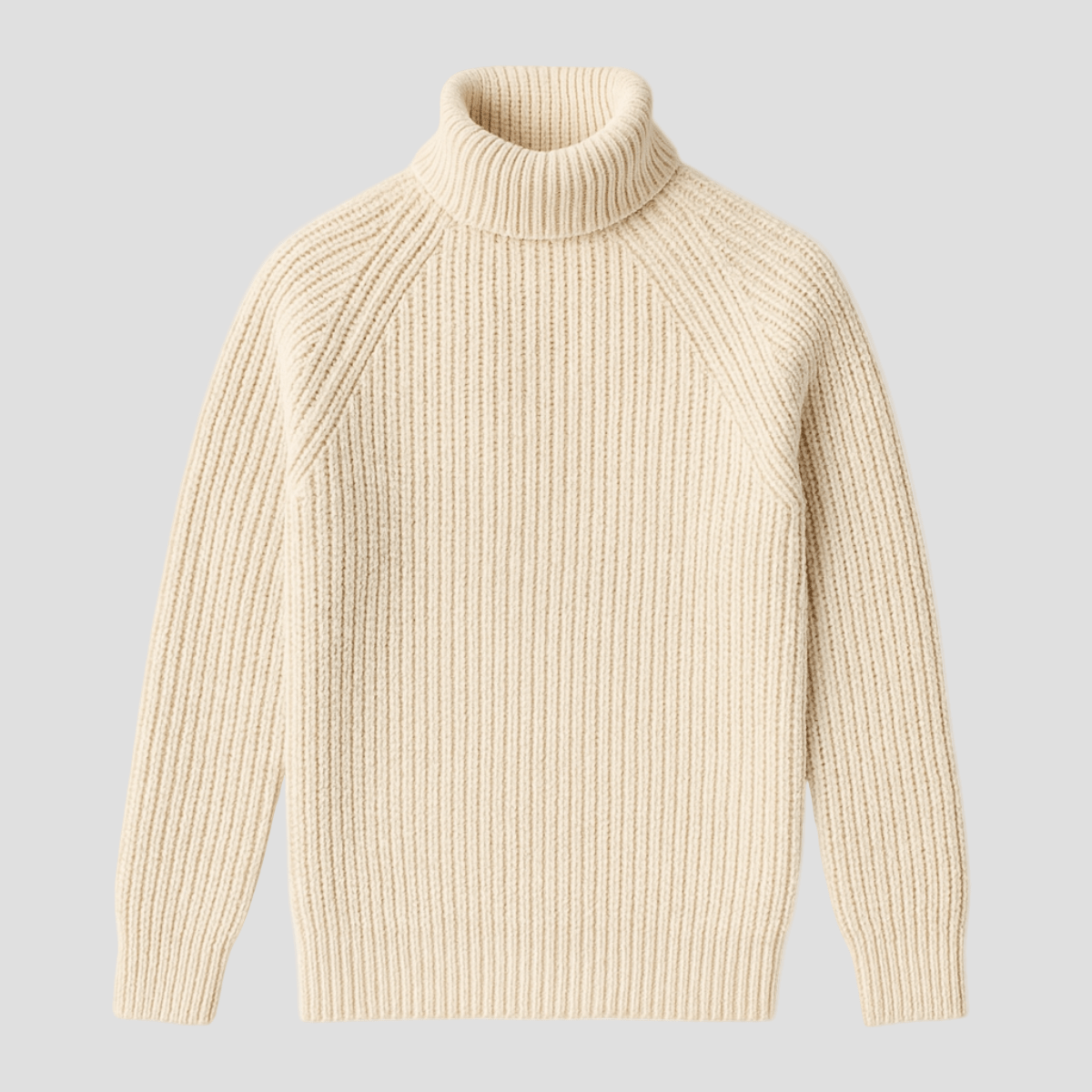 Ethan | Kraftig uld rullekravesweater