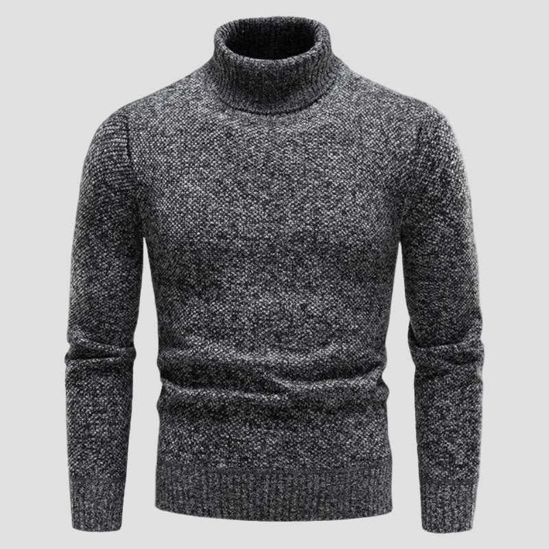 Lukas | Klassisk strikket rullekravesweater