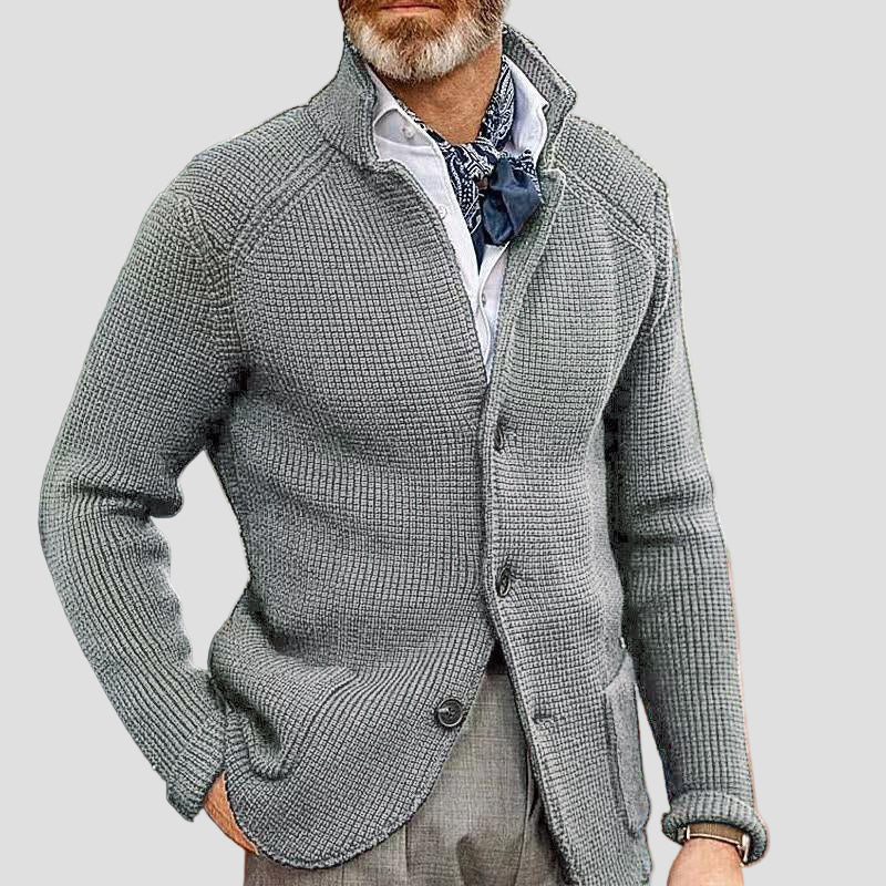 Oliver | Strikket Blazer Cardigan med Lommer