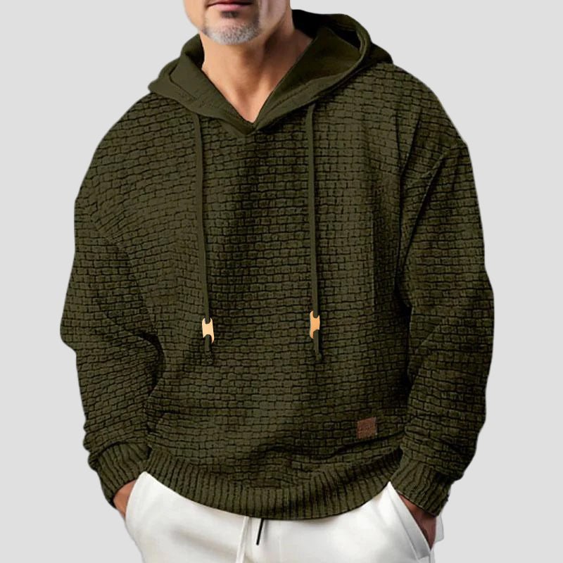 Noah | Ensfarvet hættetrøje