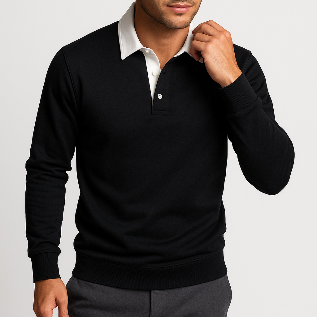 Mads | Bomulds Polo Sweater