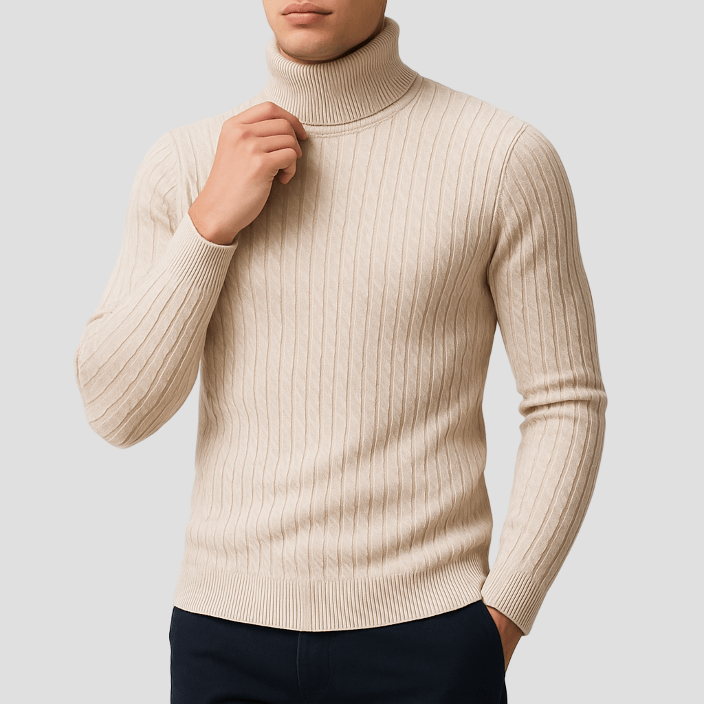 Ruben | Uld Sweater med turtleneck