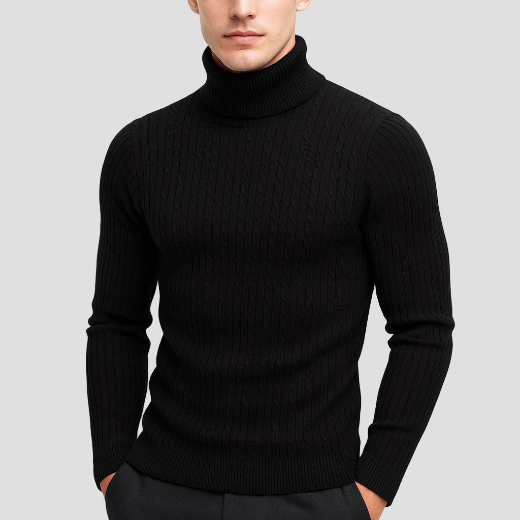 Ruben | Uld Sweater med turtleneck