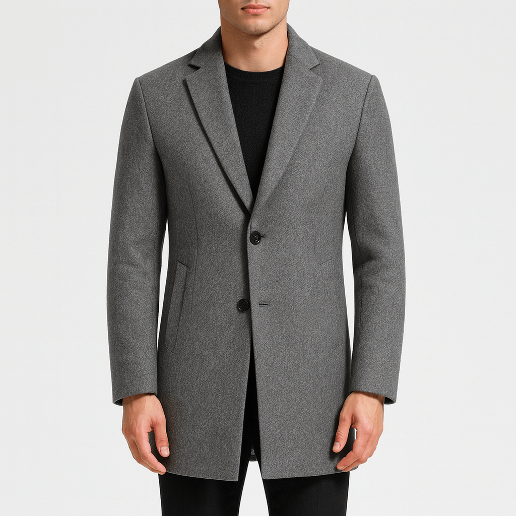 Kristian | Uldmix Trenchcoat