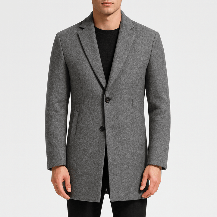 Kristian | Uldmix Trenchcoat