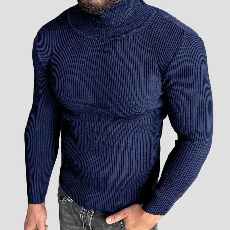 Ethan | Strikket rullekravesweater