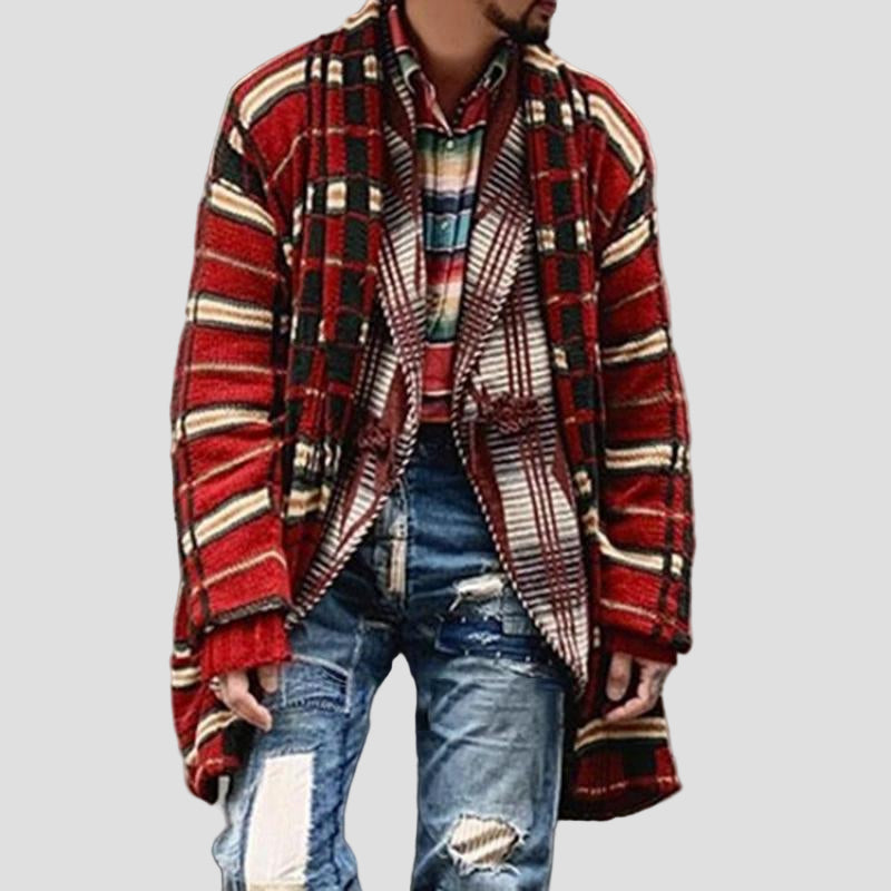 Mathias | Vintage Ternet Strikket Cardigan