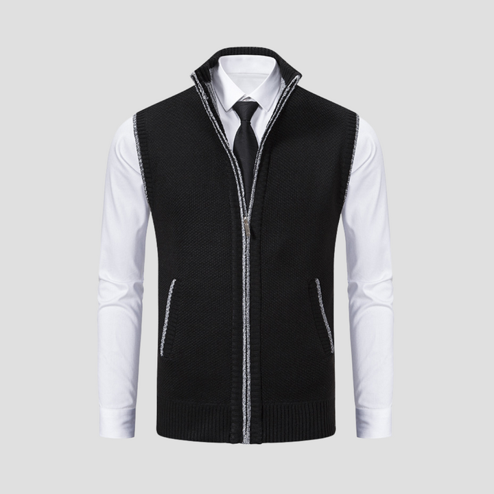 Christian | Strikket Zip Gilet