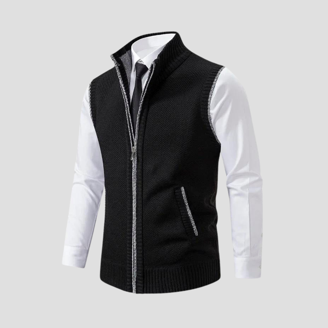 Christian | Strikket Zip Gilet