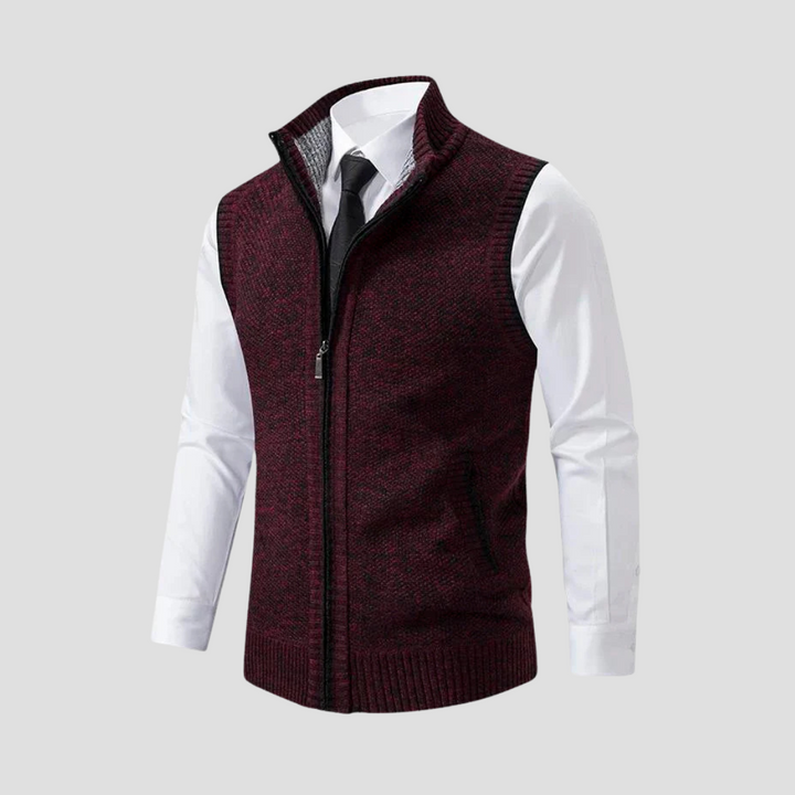 Christian | Strikket Zip Gilet