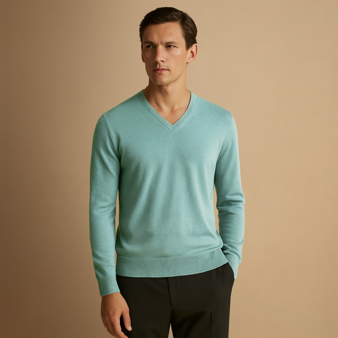 Børge | Klassisk V-Hals Jumper
