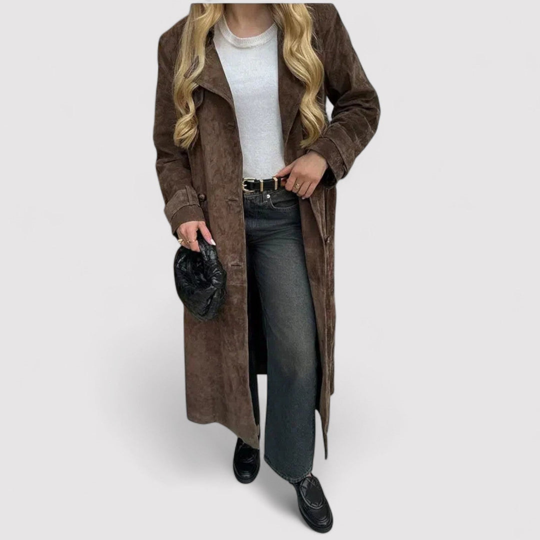 Freja | Retro Trenchcoat til Kvinder