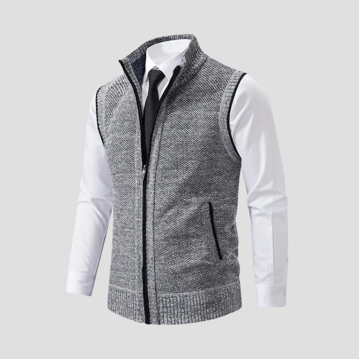 Christian | Strikket Zip Gilet