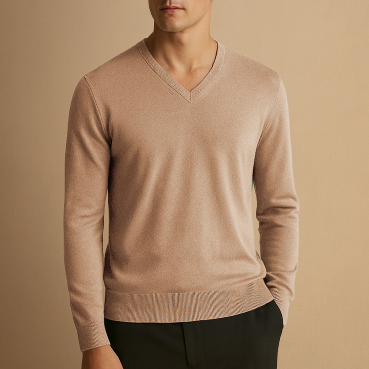 Børge | Klassisk V-Hals Jumper