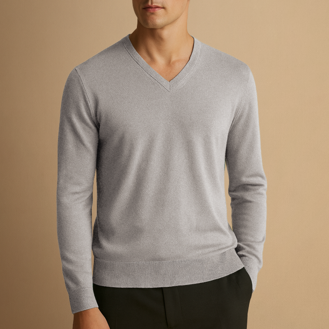 Børge | Klassisk V-Hals Jumper