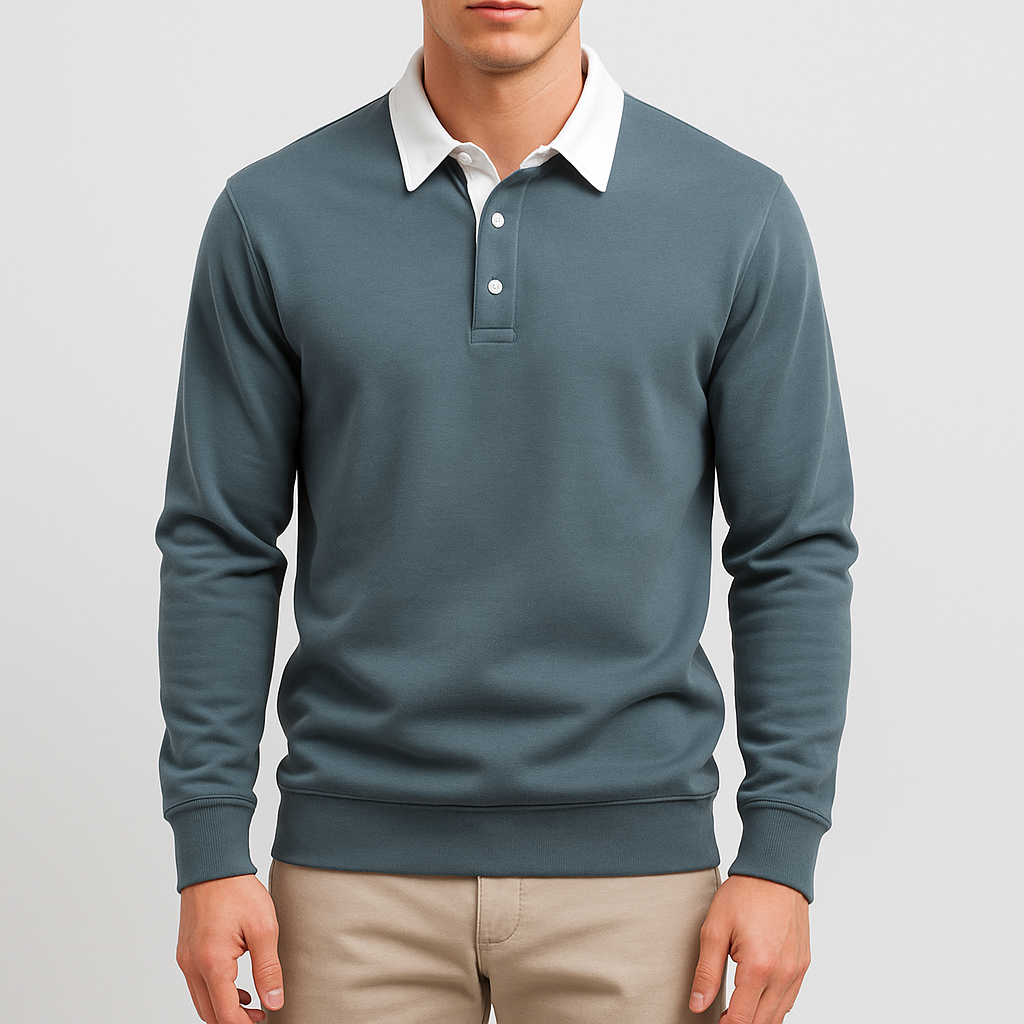 Mads | Bomulds Polo Sweater