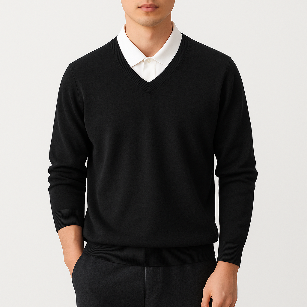 Anders | Elegant V-Neck Sweater