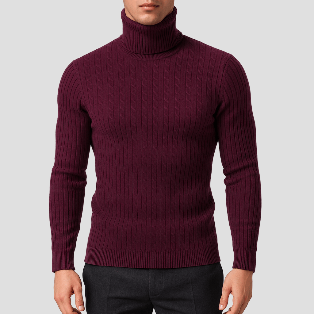 Ruben | Uld Sweater med turtleneck
