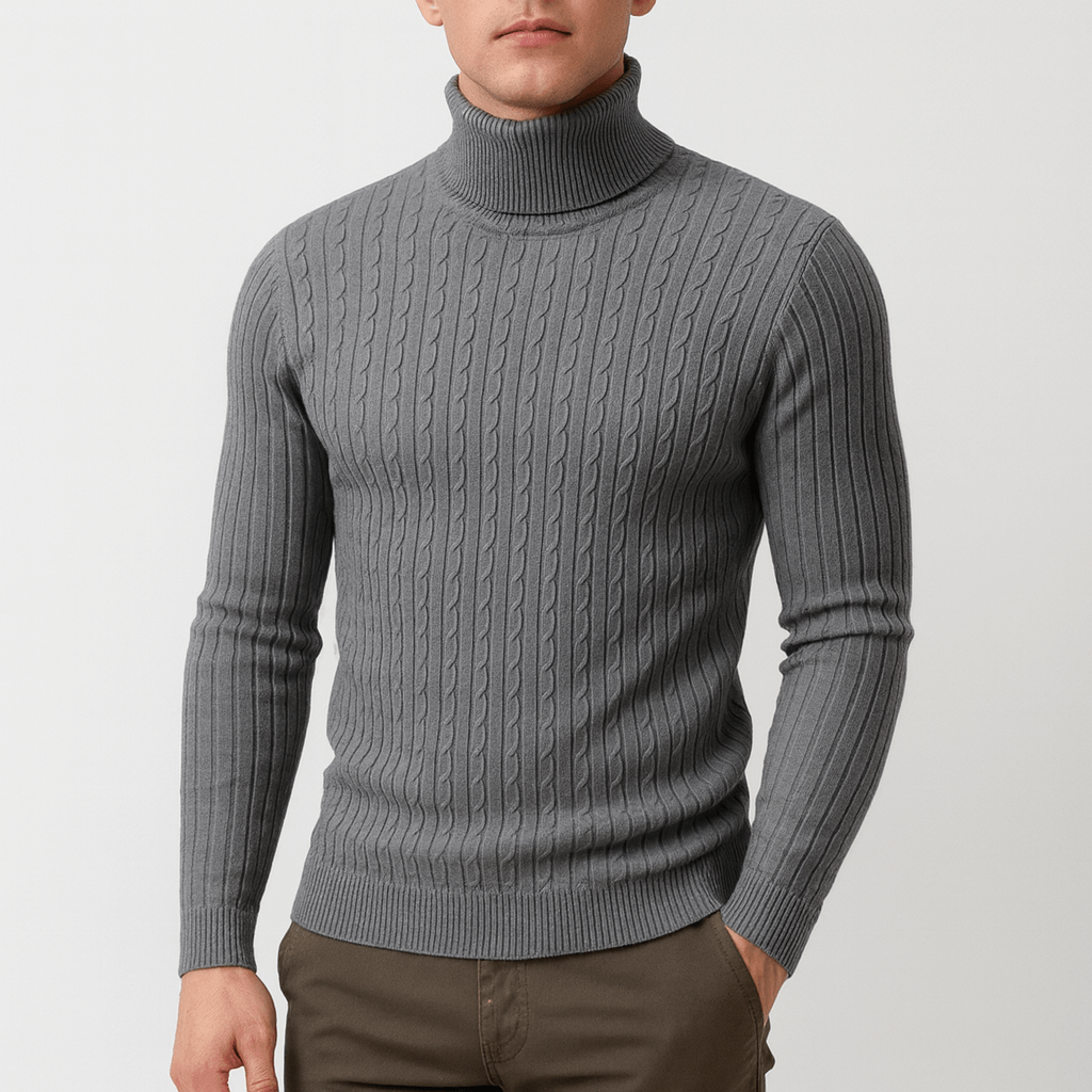 Ruben | Uld Sweater med turtleneck