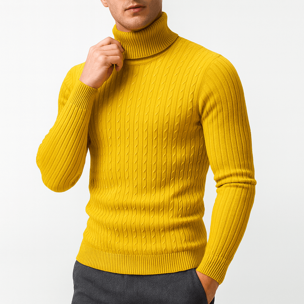 Ruben | Uld Sweater med turtleneck