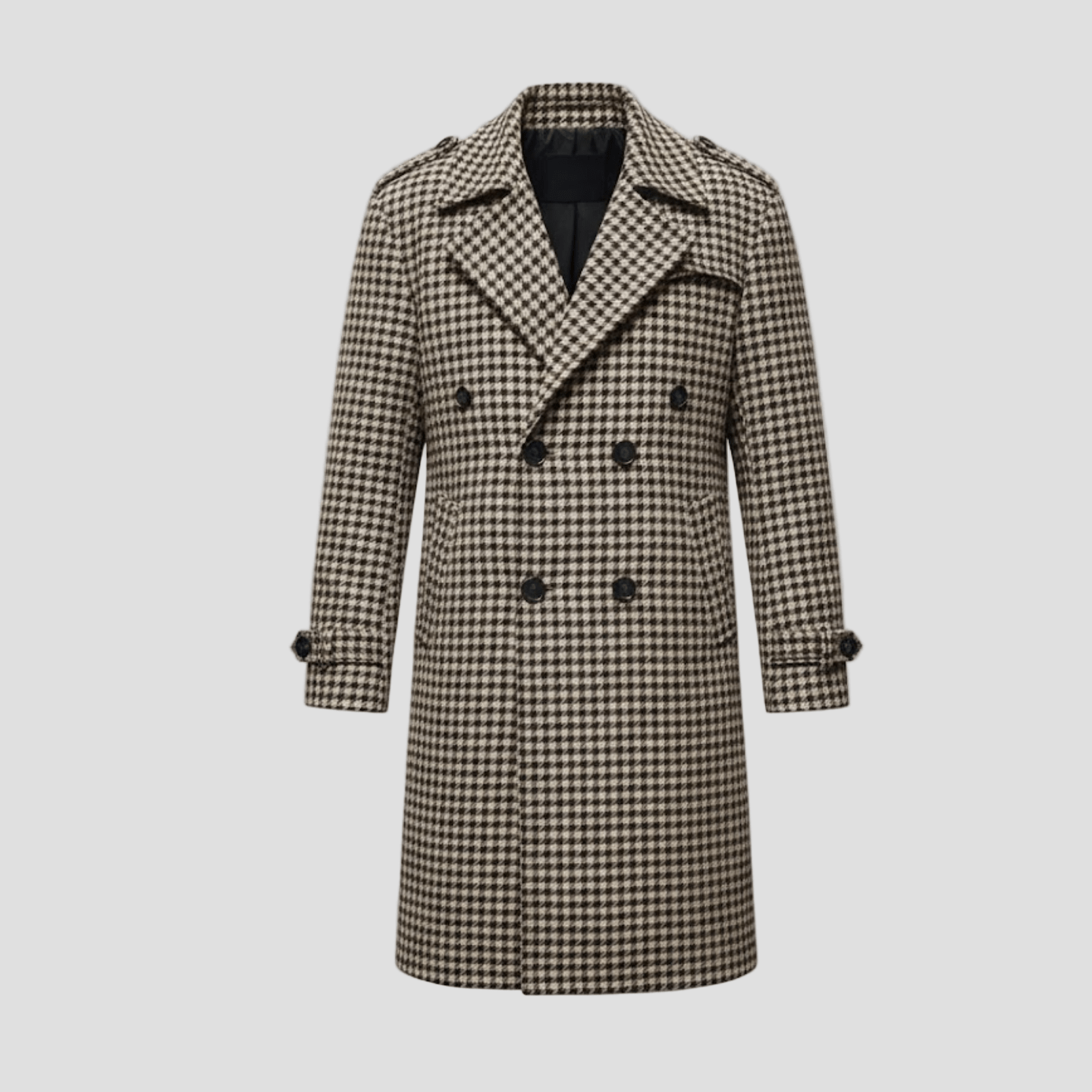Dylan | Houndstooth trenchcoat