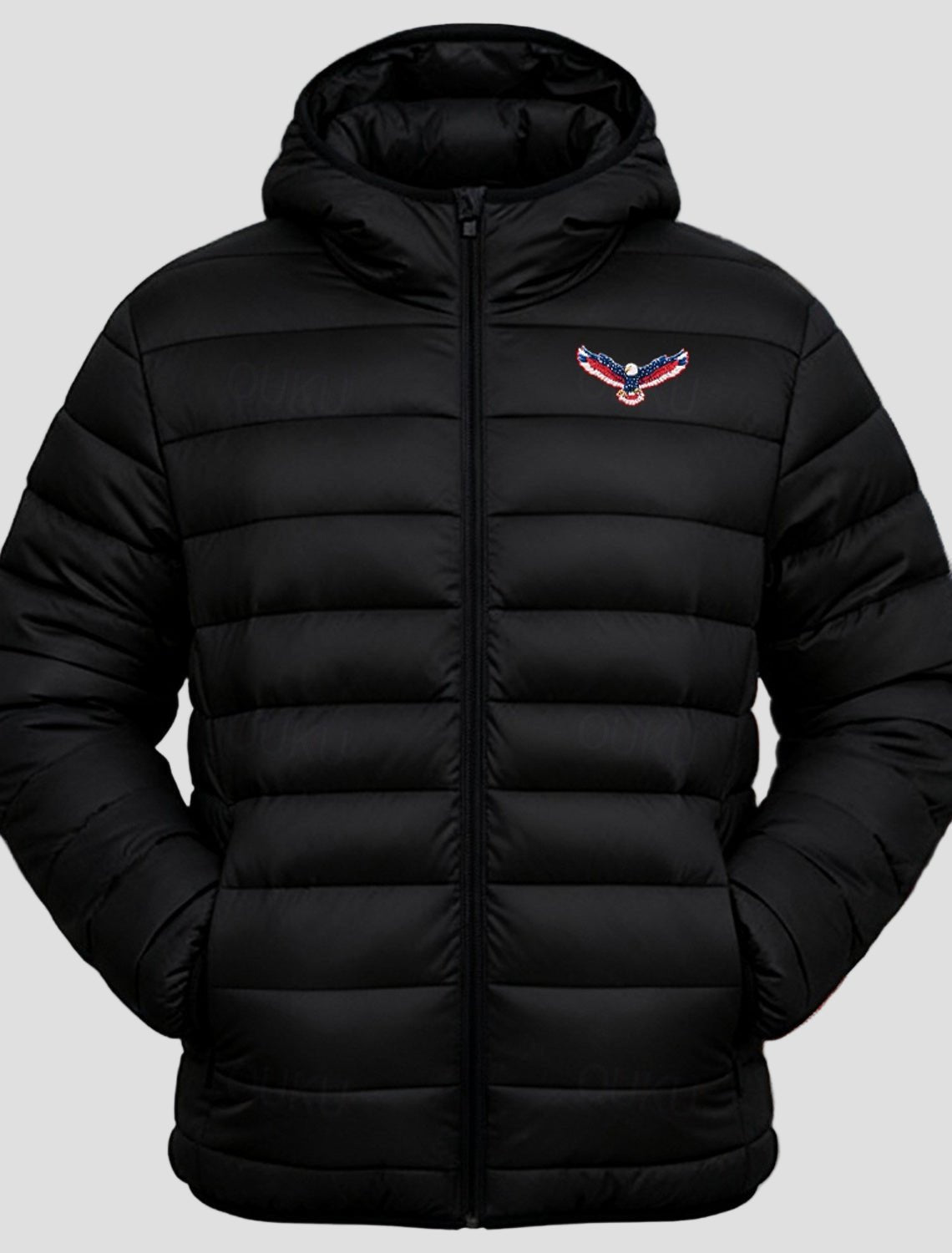 Jacob | Dunjakke med ørn og flag motiv