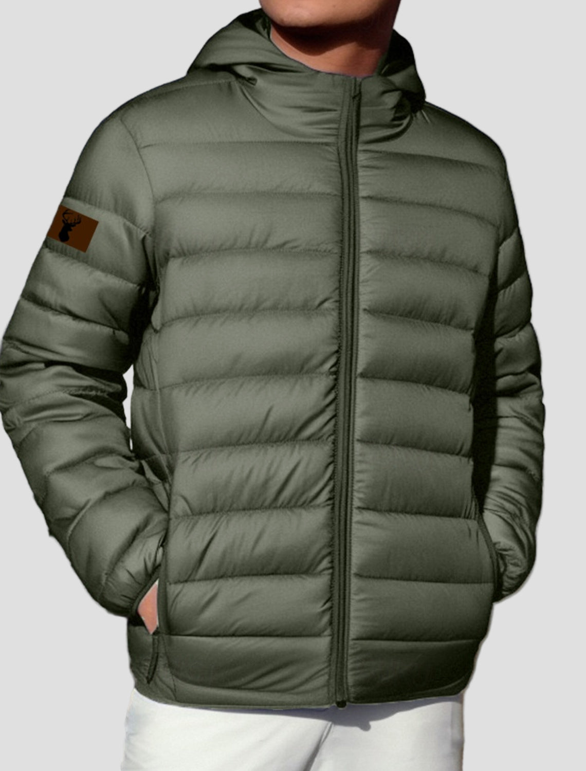 Søren | Rensdyrprint dunjakke