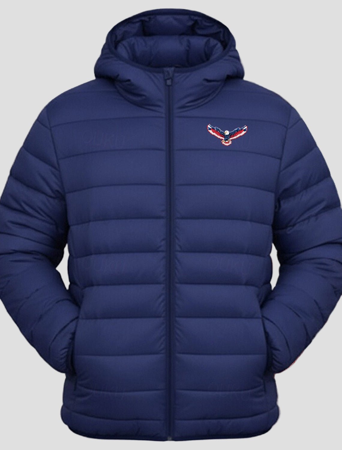 Jacob | Dunjakke med ørn og flag motiv